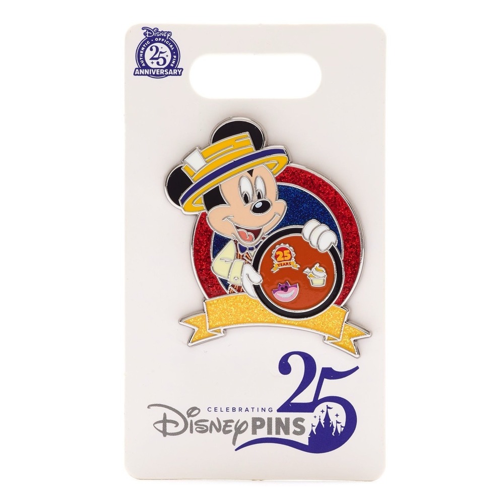 Disney Celebrating 25 Years Pin Mickey Mouse 25th Anniversary Pin Trading 2025